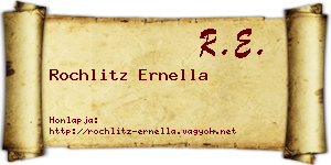 Rochlitz Ernella névjegykártya